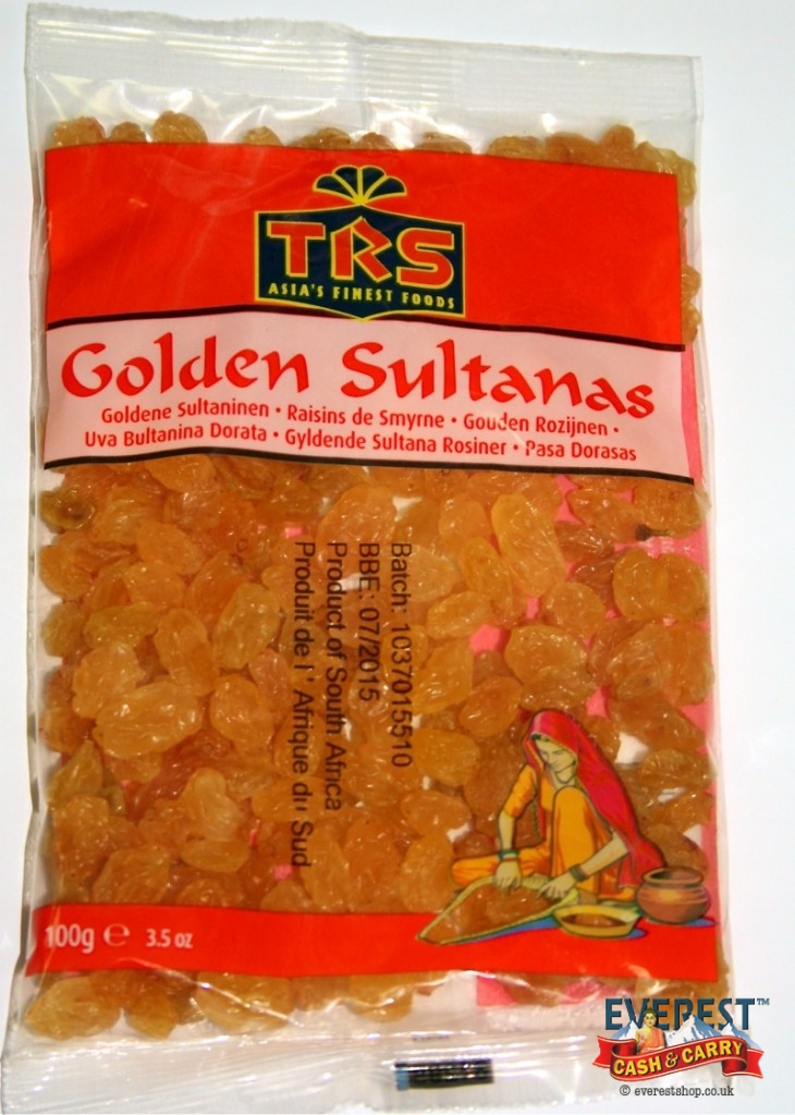 TRS Golden Sultanas 100g Everest Cash Carry kabuli-palau-afghan-rice-recipe-bloomingwithflavors
