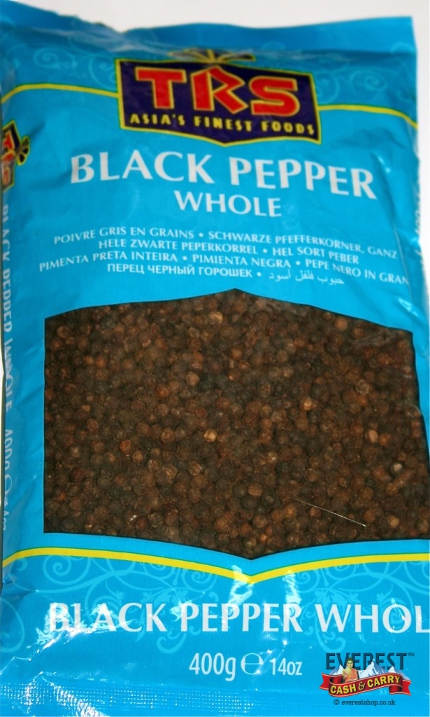 TRS Black Pepper Whole 400g Everest Cash & Carry