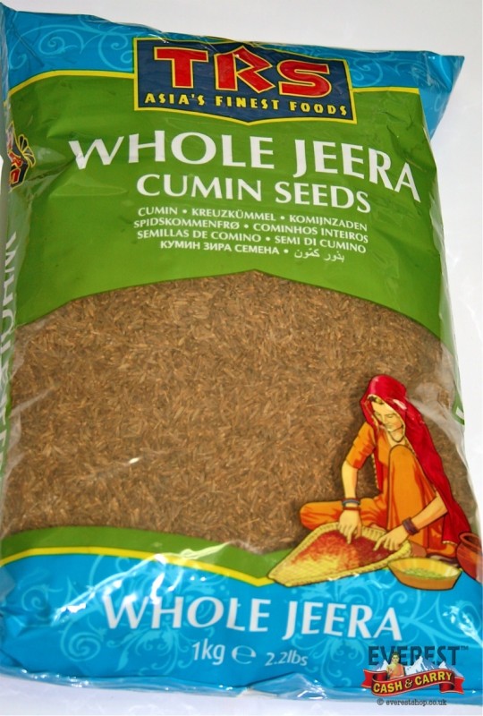 TRS Whole Jeera Cumin Seeds 1kg | Everest Cash & Carry